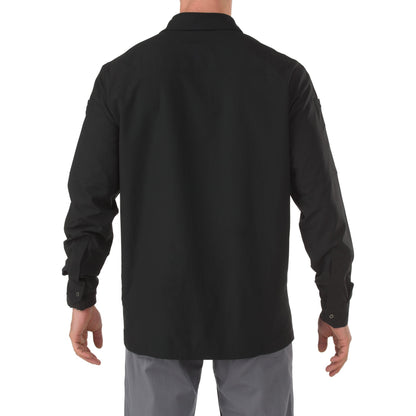 5.11 Freedom Flex Woven Long Sleeve Shirt Black-Tactical Gear UK
