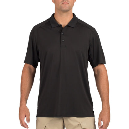 5.11 Helios Short Sleeve Polo Black-Tactical Gear UK