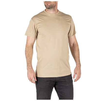 5.11 Mens Utili-T Crew Tees Pack of 3 ACU Tan-Tactical Gear UK