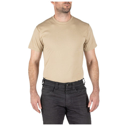 5.11 Mens Utili-T Crew Tees Pack of 3 ACU Tan-Tactical Gear UK