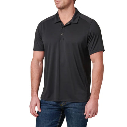 5.11 Professional Short Sleeve Polo Shirt - Black-Tactical Gear UK