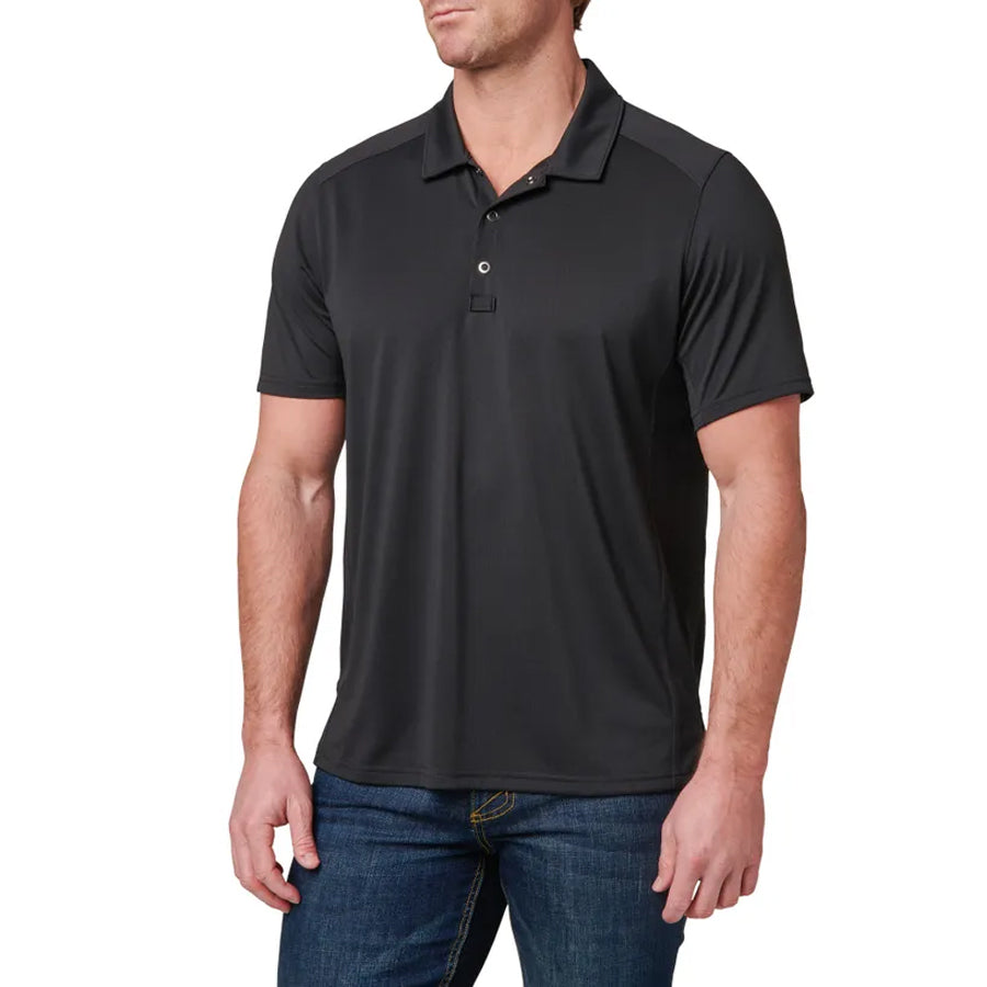 5.11 Professional Short Sleeve Polo Shirt - Black-Tactical Gear UK