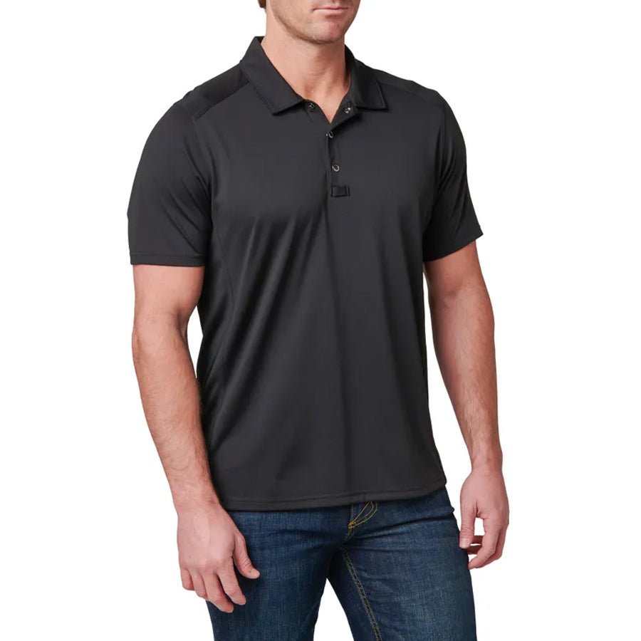 5.11 Professional Short Sleeve Polo Shirt - Black-Tactical Gear UK