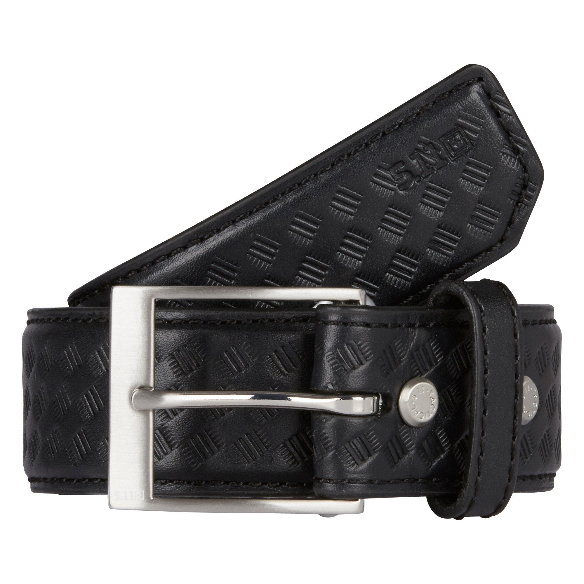 5.11 Tactical 1.5" Basketweave Leather Belt-Tactical Gear UK