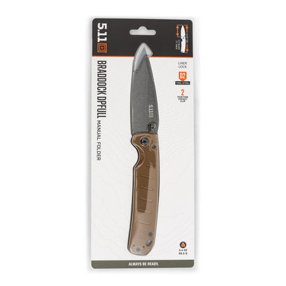 5.11 Tactical Braddock DP Full Knife-Tactical Gear UK