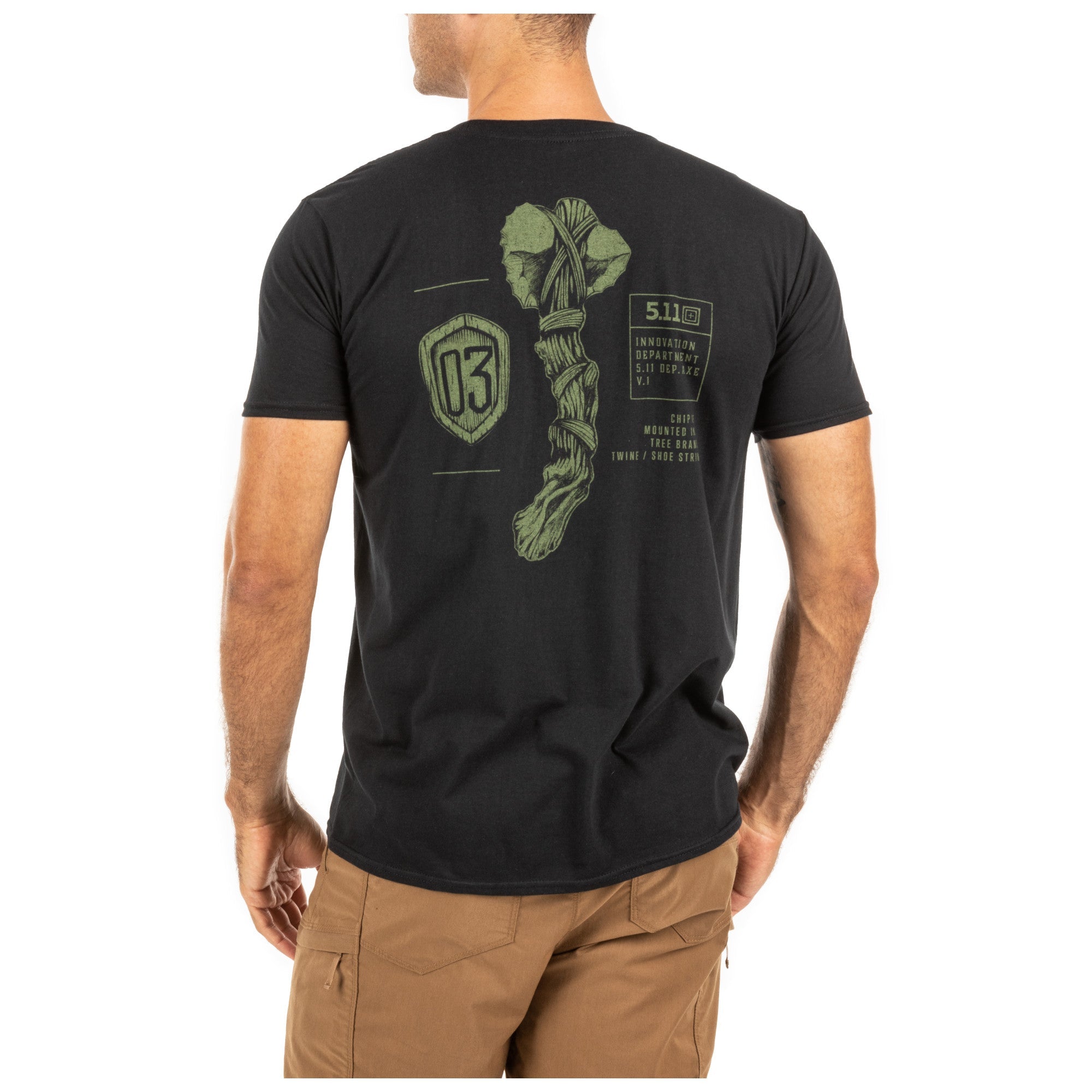 5.11 Tactical Chip Axe Tee Black-Tactical Gear UK