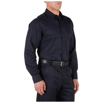 5.11 Tactical Company Long Sleeve Shirt Fire Navy-Tactical Gear UK