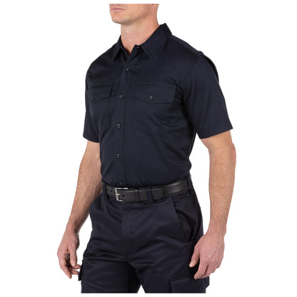 5.11 Tactical Company Short Sleeve Shirt Fire Navy-Tactical Gear UK