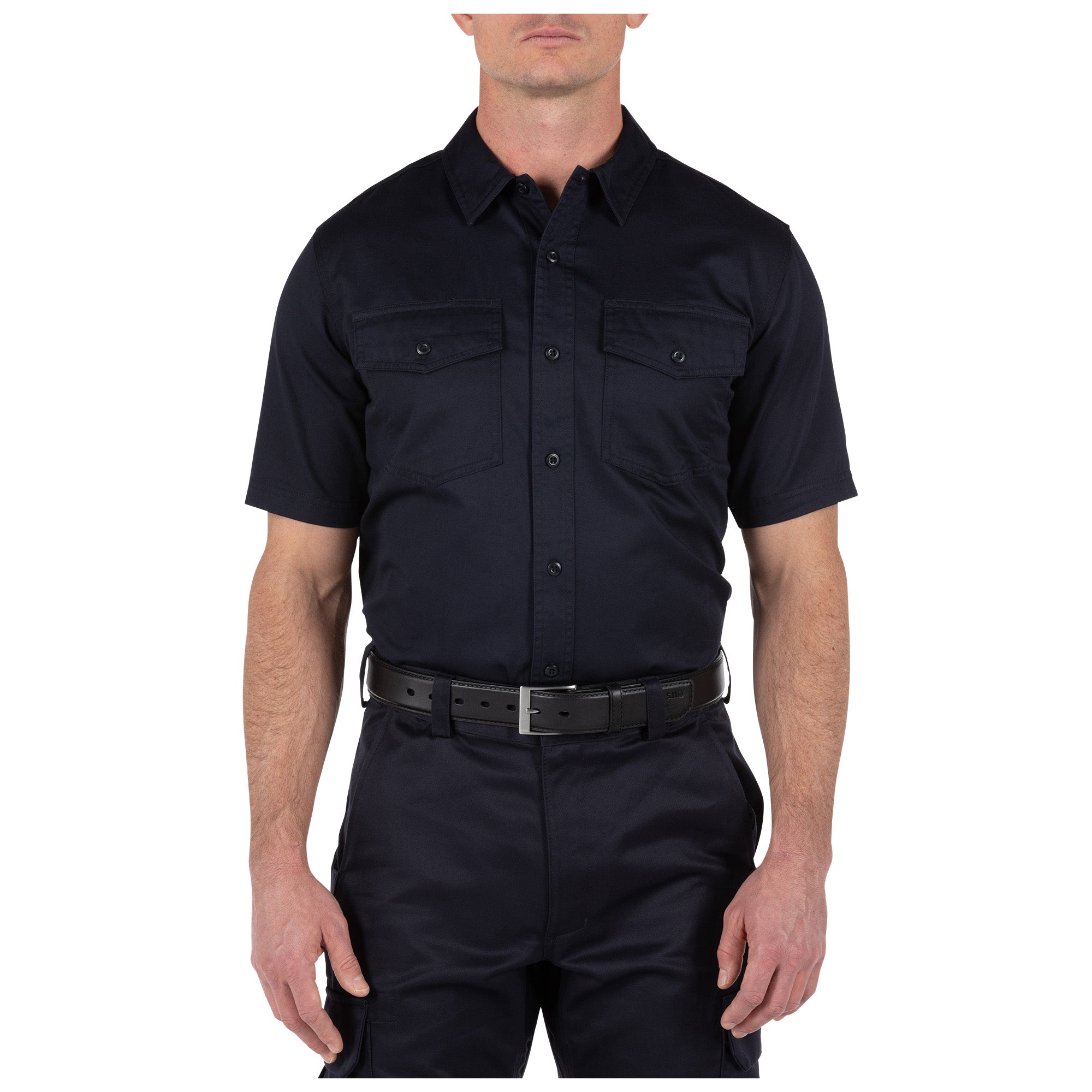 5.11 Tactical Company Short Sleeve Shirt Fire Navy-Tactical Gear UK