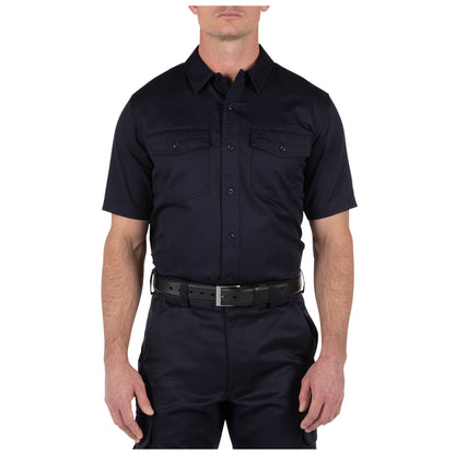 5.11 Tactical Company Short Sleeve Shirt Fire Navy-Tactical Gear UK