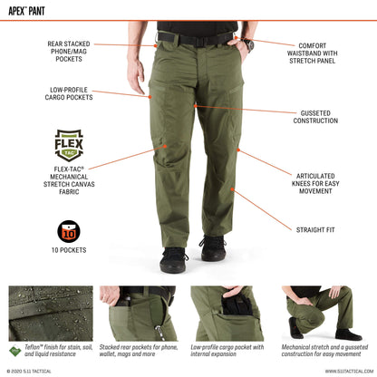 5.11 Tactical Covert Apex Pant - Volcanic-Tactical Gear UK