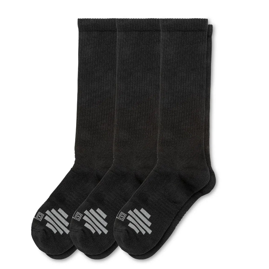 5.11 Tactical Duty Ready Plus OTC Socks Pack of 3-Tactical Gear UK