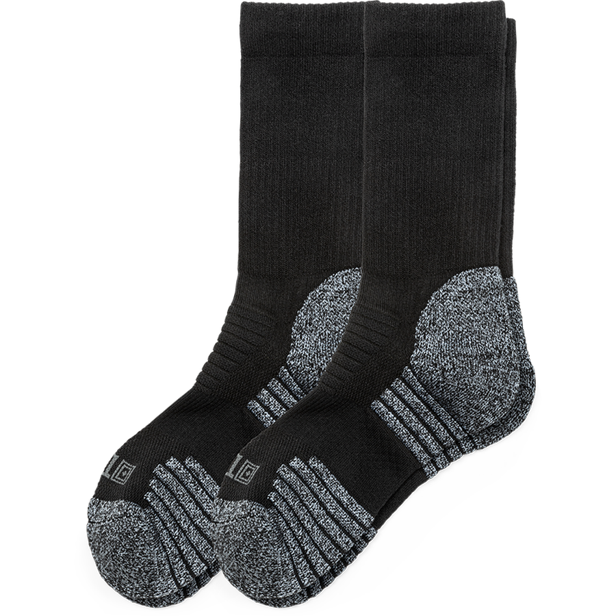 5.11 Tactical Duty Ready Ultra Crew Socks Pack of 2-Tactical Gear UK