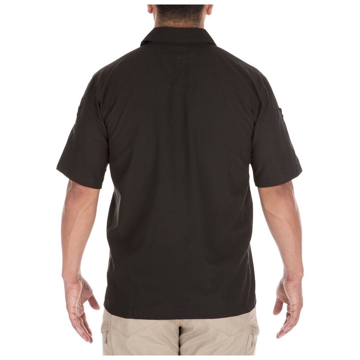 5.11 Tactical Freedom Flex Woven Short Sleeve Shirt Black-Tactical Gear UK