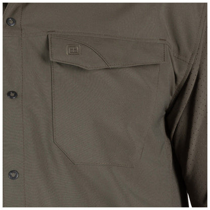 5.11 Tactical Freedom Flex Woven Short Sleeve Shirt Peacoat-Tactical Gear UK