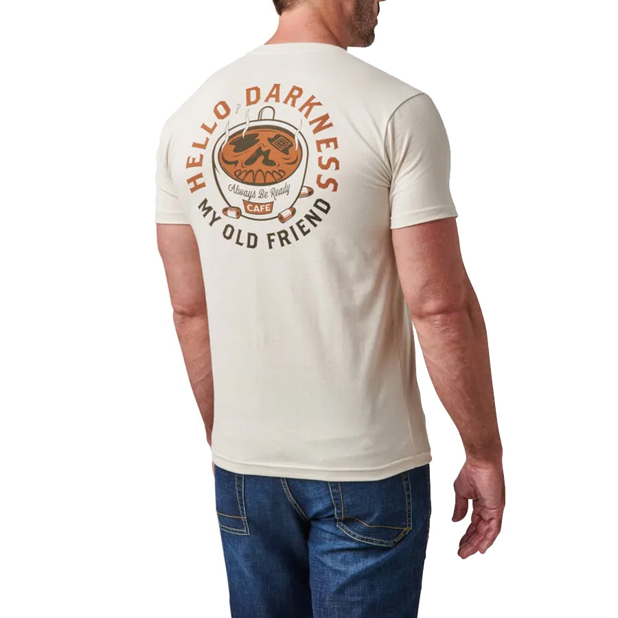 5.11 TACTICAL HELLO DARKNESS TEE STEAM-Tactical Gear UK