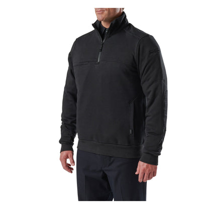 5.11 Tactical Job Shirt 1/4 Zip 2.0 Black-Tactical Gear UK