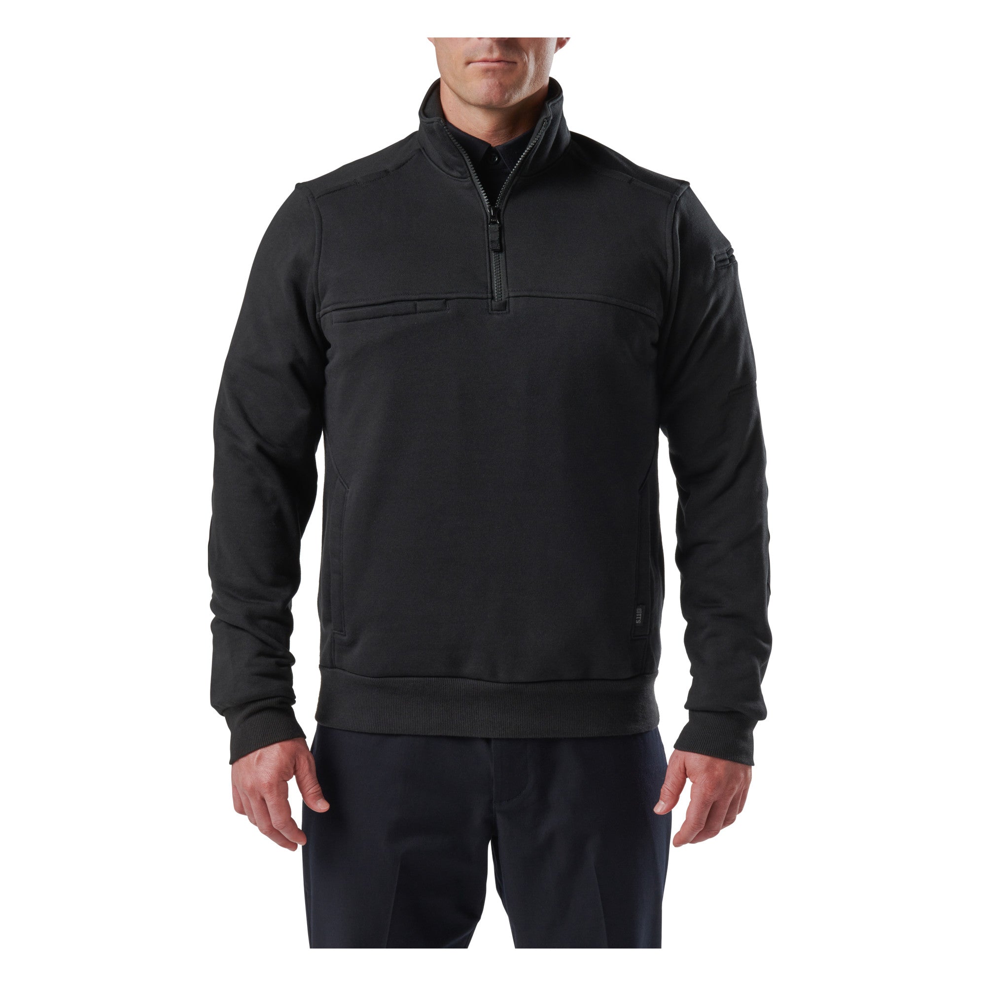 5.11 Tactical Job Shirt 1/4 Zip 2.0 Black-Tactical Gear UK