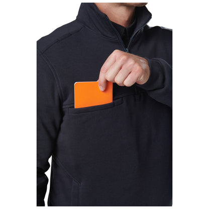 5.11 Tactical Job Shirt 1/4 Zip 2.0 Fire Navy-Tactical Gear UK