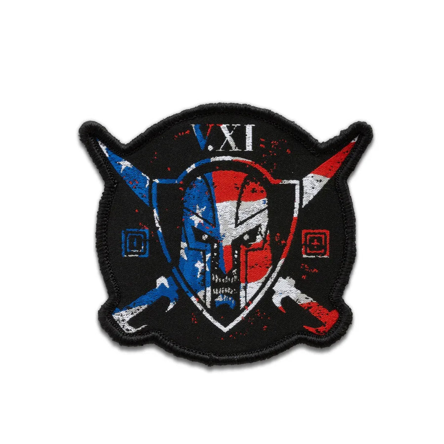 5.11 Tactical Patriot Warrior Patch-Tactical Gear UK