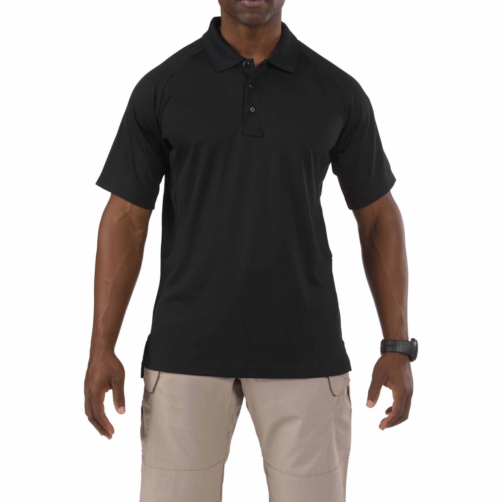 5.11 Tactical Performance Short Sleeve Polo Black-Tactical Gear UK