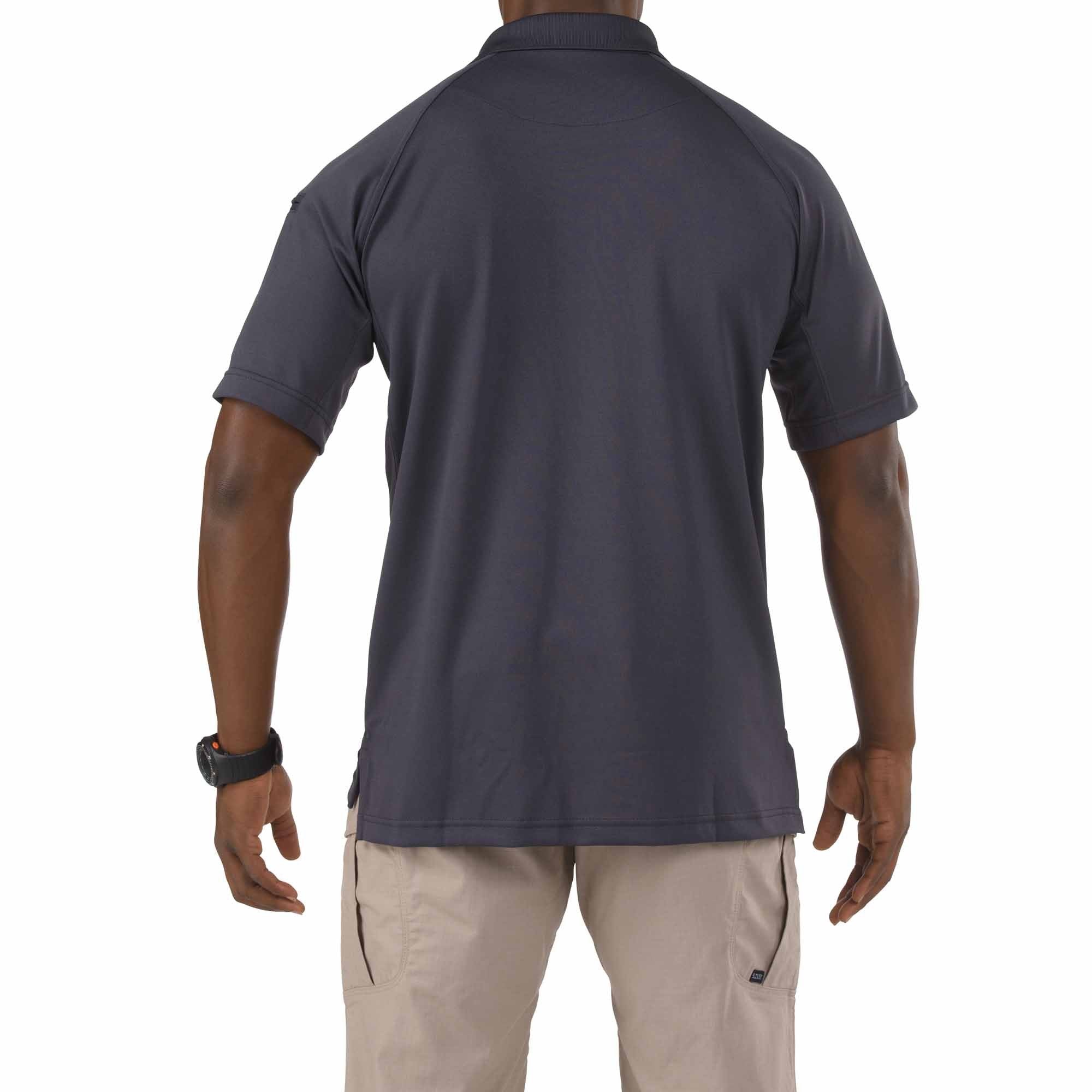 5.11 Tactical Performance Short Sleeve Polo Charcoal-Tactical Gear UK