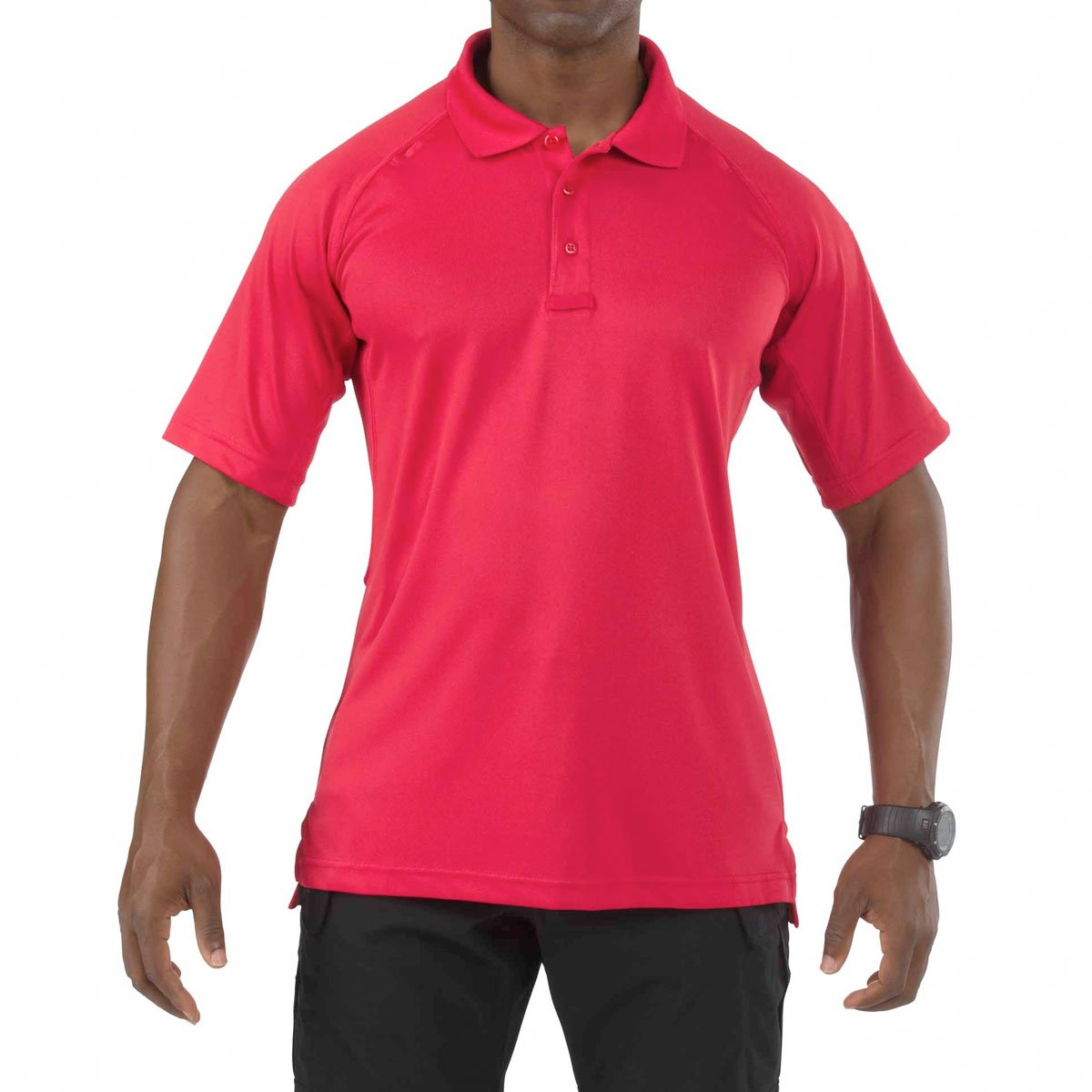 5.11 Tactical Performance Short Sleeve Polo Range Red-Tactical Gear UK