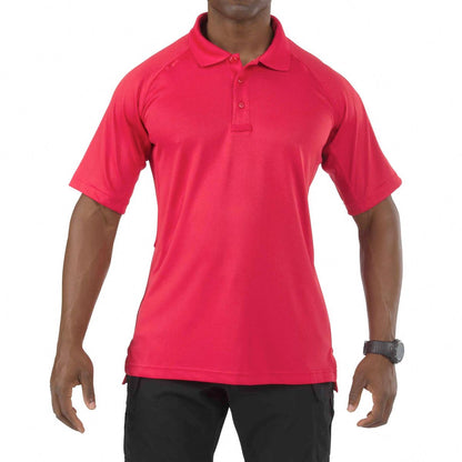 5.11 Tactical Performance Short Sleeve Polo Range Red-Tactical Gear UK