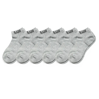 5.11 Tactical PT-R Basic Ankle Socks (6-Pack)-Tactical Gear UK