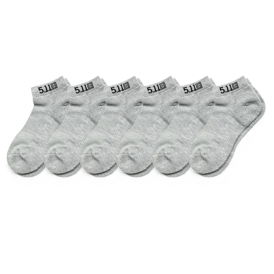 5.11 Tactical PT-R Basic Ankle Socks (6-Pack)-Tactical Gear UK