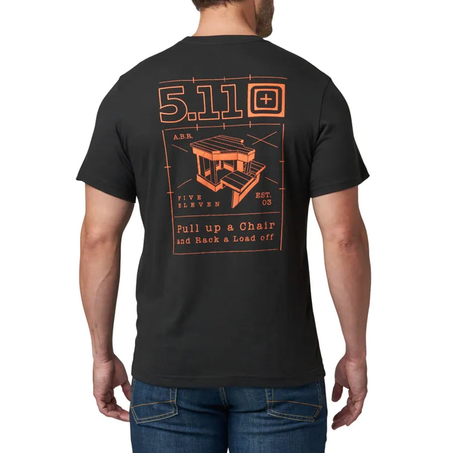 5.11 Tactical Pull up a Chair Tee Black-Tactical Gear UK