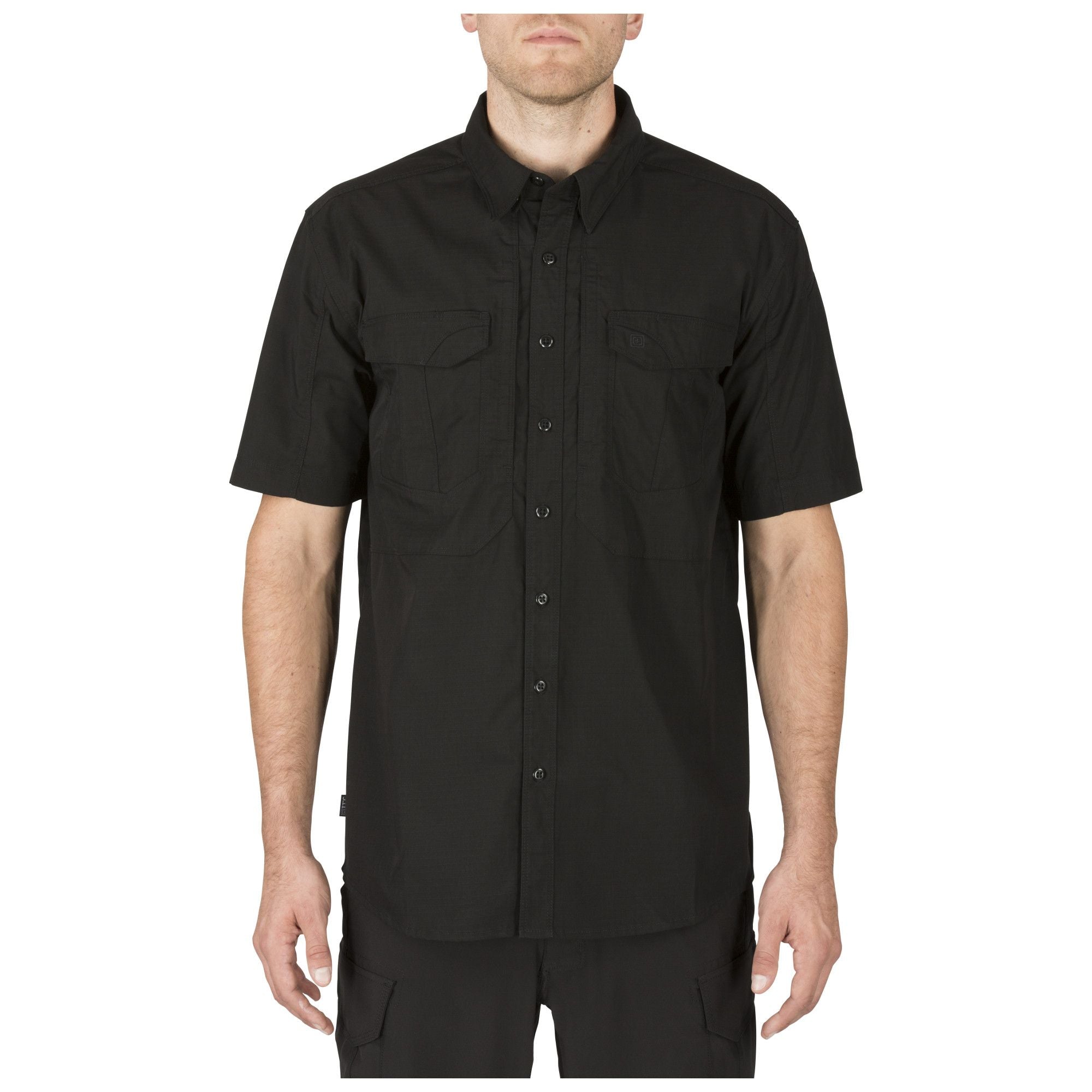 5.11 Tactical Stryke Short Sleeve Shirts Black-Tactical Gear UK