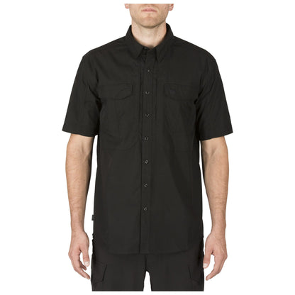 5.11 Tactical Stryke Short Sleeve Shirts Black-Tactical Gear UK
