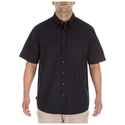 5.11 Tactical Stryke Short Sleeve Shirts Dark Navy-Tactical Gear UK