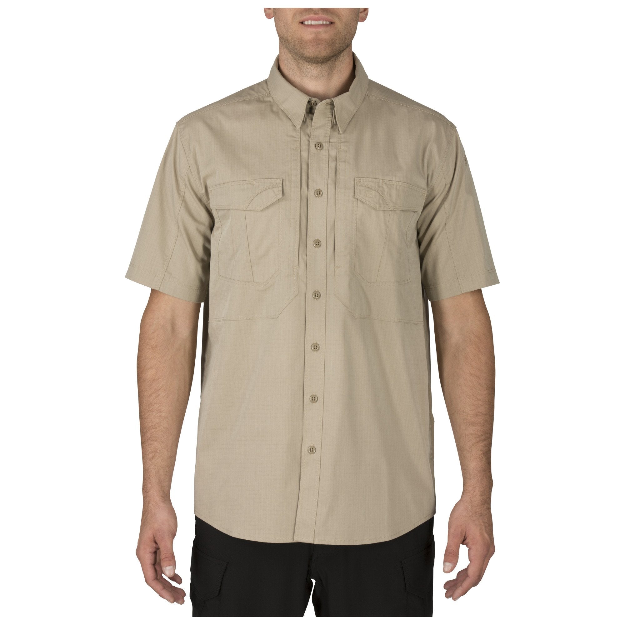 5.11 Tactical Stryke Short Sleeve Shirts Khaki-Tactical Gear UK