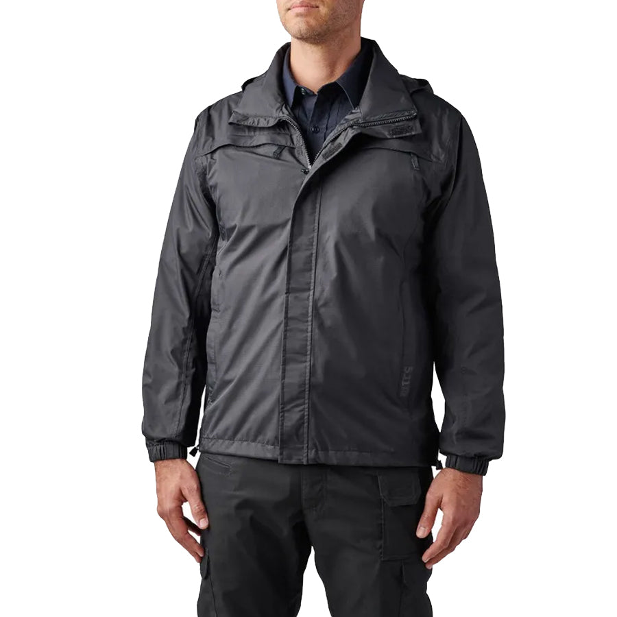 5.11 Tactical Tac-Dry Rain Shell 2.0 Black-Tactical Gear UK