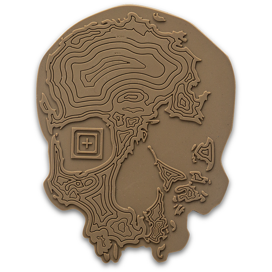 5.11 Tactical Topo Skull Desert Patch-Tactical Gear UK