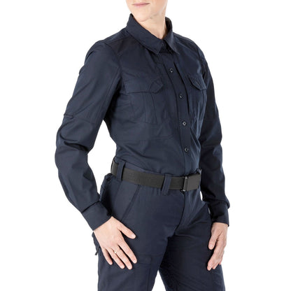 5.11 Tactical Women's Stryke Long Sleeve Shirt Dark Navy-Tactical Gear UK