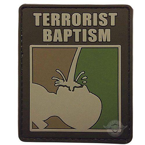 5ive Star Gear Terrorist Baptism Morale Patch-Tactical Gear UK