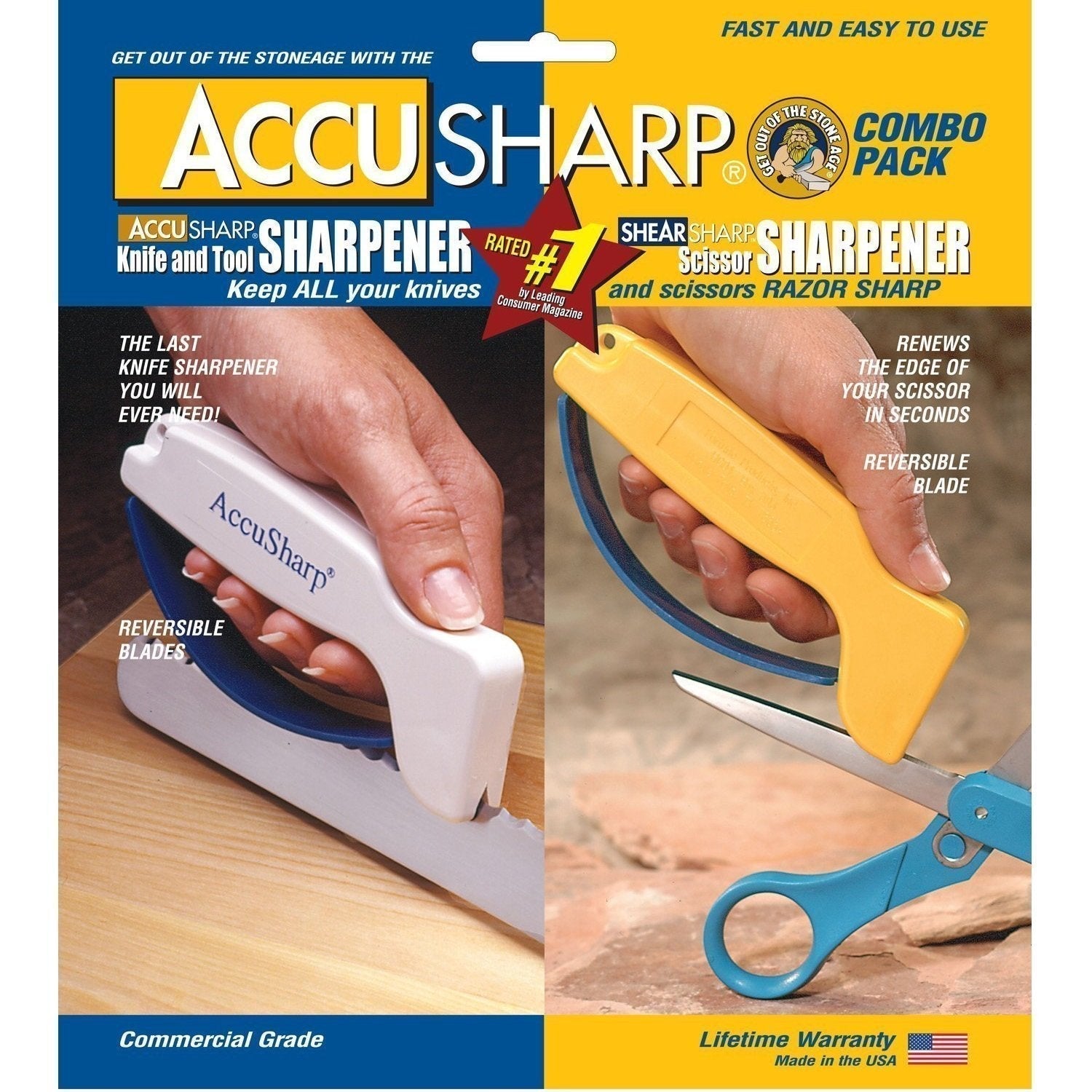 AccuSharp Knife ShearSharp Scissor Combo Sharpener Set 012-Tactical Gear UK
