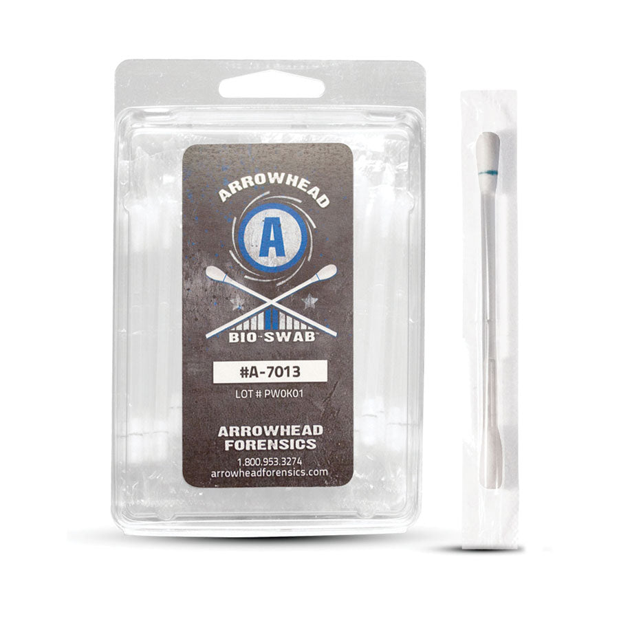 Arrowhead Forensics Bio-Swab Pre-filled Cotton Tipped Applicator 100/pk-Tactical Gear UK