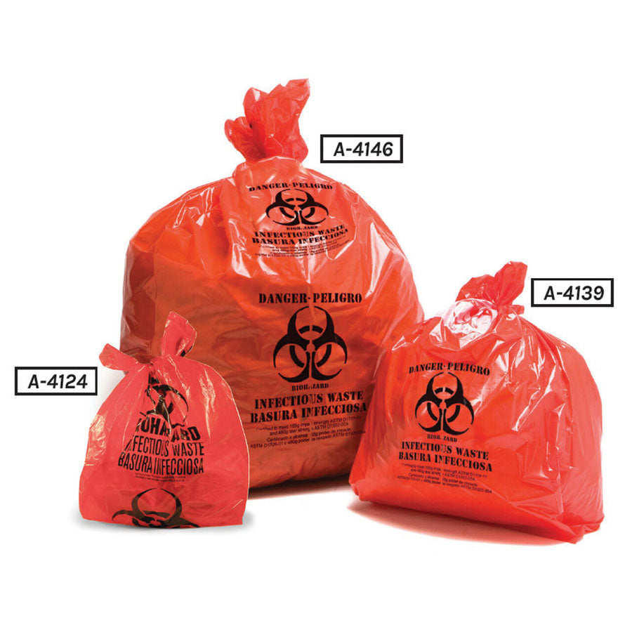 Arrowhead Forensics Biohazard Disposal Bags - 100/Pack-Tactical Gear UK