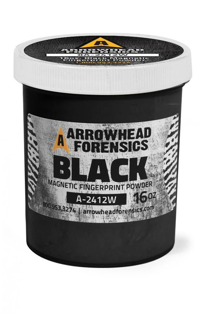 Arrowhead Forensics Black Magnetic Latent Fingerprint Powder - 16 oz-Tactical Gear UK