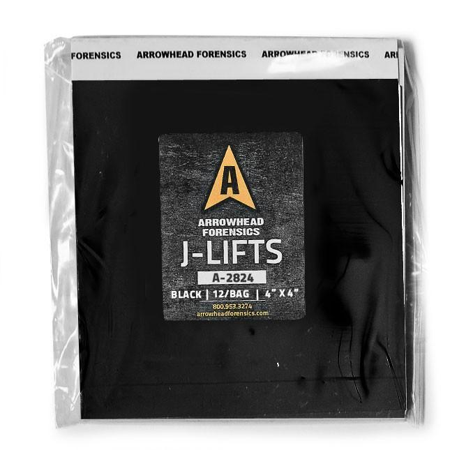 Arrowhead Forensics J-Lift Hinge Lifters - Black - 4" x 4" - 12/pk-Tactical Gear UK