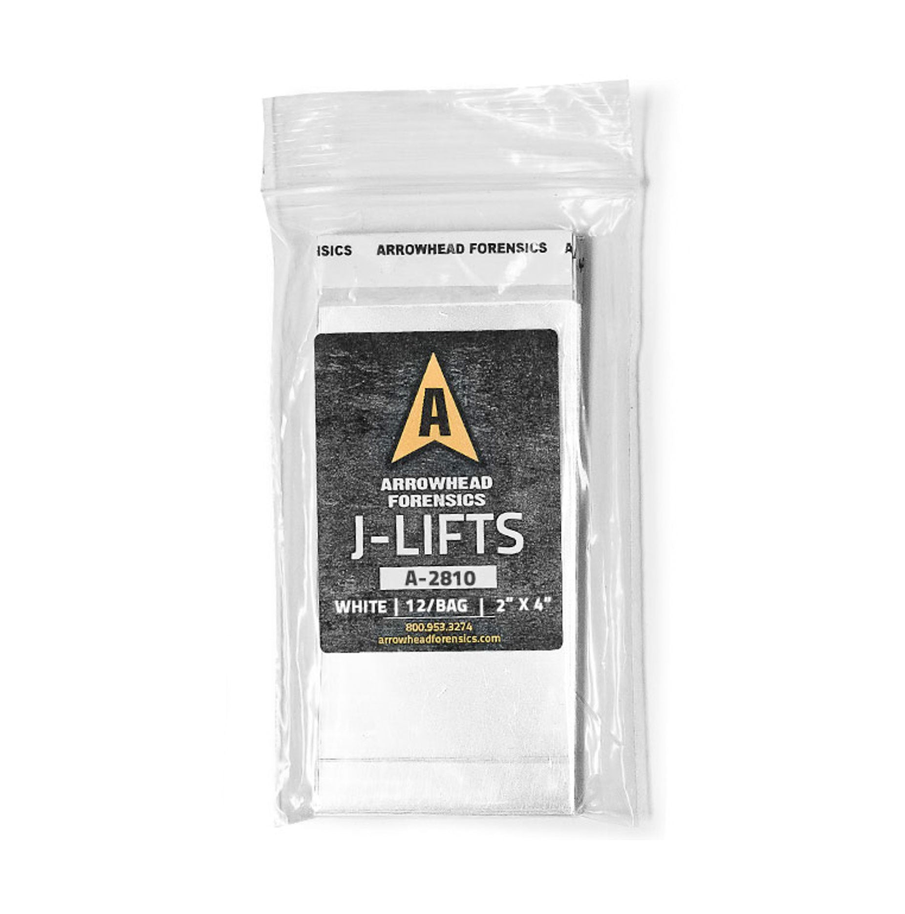 Arrowhead Forensics J-Lift Hinge Lifters - White - 2" x 4" - 12/pk-Tactical Gear UK