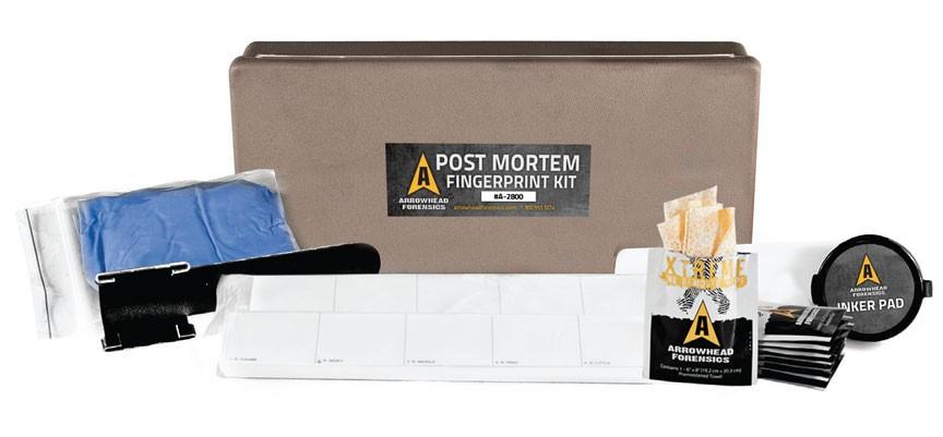 Arrowhead Forensics Postmortem Ceramic Fingerprint Inking Kit-Tactical Gear UK