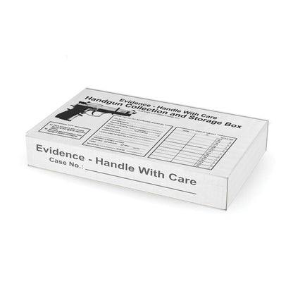 Arrowhead Forensics Printed Tie Down Large Weapons Boxes - Pistol Box - 12 x 7.5 x 2 inches - 25/pk-Tactical Gear UK