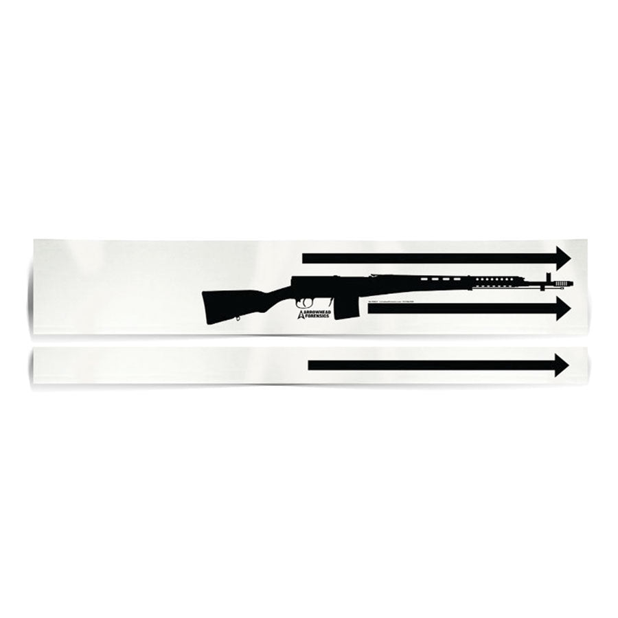 Arrowhead Forensics Printed Tie Down Large Weapons Boxes - Rifle Box - 51.5 x 9 x 3.5 inches - 25/pk-Tactical Gear UK