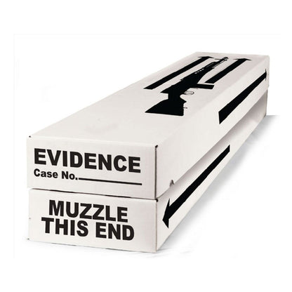 Arrowhead Forensics Printed Tie Down Large Weapons Boxes - Rifle Box - 51.5 x 9 x 3.5 inches - 25/pk-Tactical Gear UK