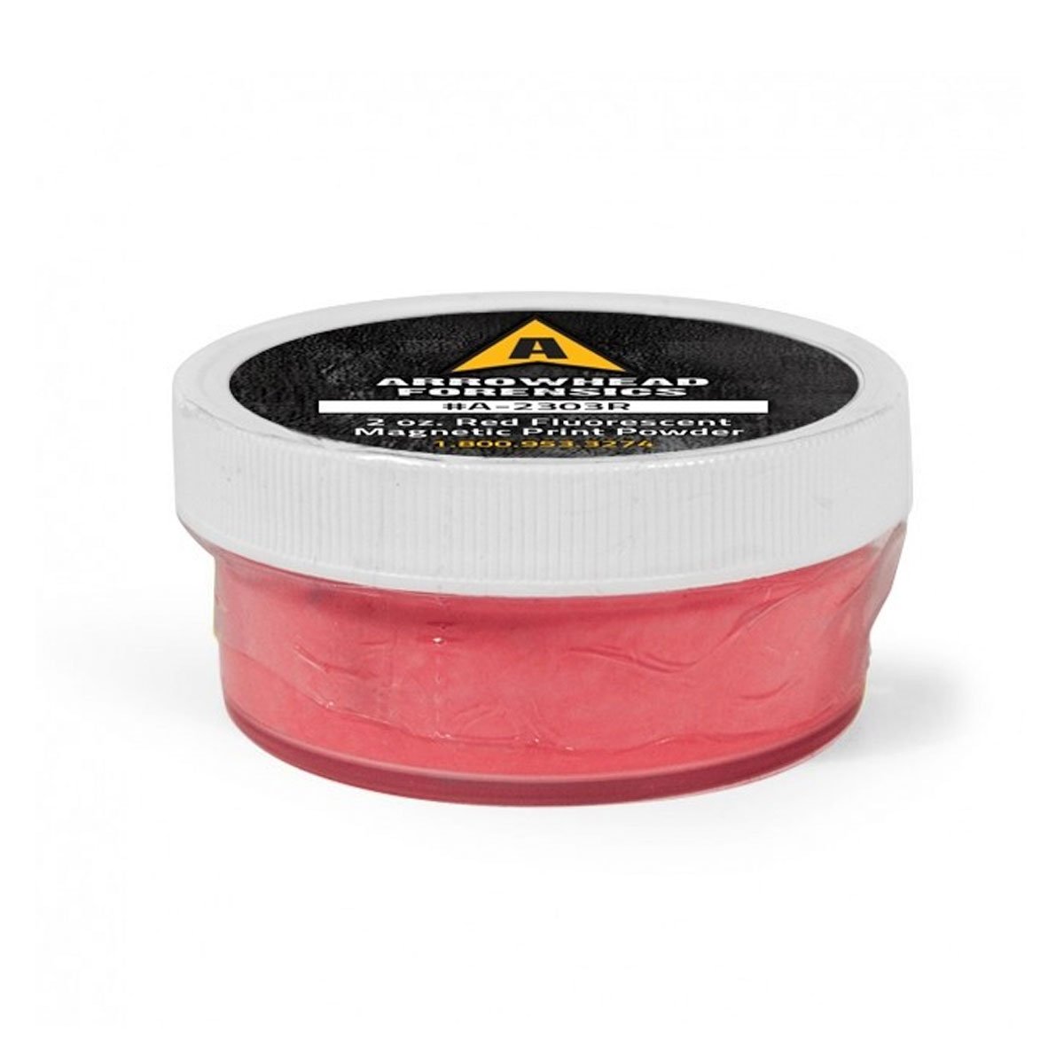 Arrowhead Forensics Red Fluorescent Magnetic Latent Fingerprint Powder 2oz-Tactical Gear UK